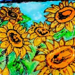 欧風手創り洋菓子パン工房 ガトーサンマリノ - 『2025.11バースデーケーキ「ひまわりと海（仮題）」』③