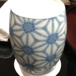 日本料理 太月 - 陶器のジョッキ　2014-11