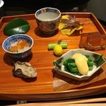 日本料理 太月 - 前菜　牡蠣時雨煮　2014-11