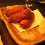 九州の地魚料理 侍 - うますぎでした、揚げたてのさつま揚げ-201201月
