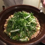 日本料理 太月 - 合鴨と九条葱の炊き込みご飯　2014-11