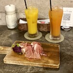 シカゴピザ＆スフレオムレツ Meat&Cheese ARK2nd - ・オレンジジュース
・グレープフルーツジュース
・お通し