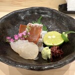 味ひろ - 鯛の松皮造り 伊勢海老