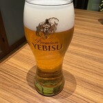 出汁しゃぶおばんざい おかか - 生ビール(エビス)