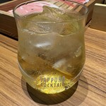 出汁しゃぶおばんざい おかか - 鳳凰美田秘蔵梅酒ソーダ割り