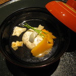 あせび野 - 御椀・・・スッポンのしんじょう。