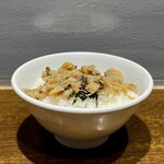 貝だし麺 きた田 - しぐれ煮ご飯小