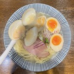 貝だし麺 きた田 - 蛤らぁ麺＋味玉