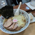 中華そば 水嶋 - 無化調ちゃーしゅーわんたんめん：1400円