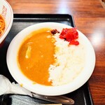 そば処 更科 - ちゃんと"ミニ"のカレー。
