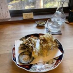 季より - 天然と栽培の食べ比べだよ。舞茸の香りが最高だよ