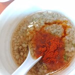 幸楽苑 - 唐辛子投入