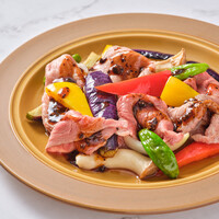 国産牛のブラックビーンズ仕立て