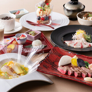 季節変わりのランチコース「季節ランチ」