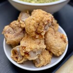 ラーメン ミンミン - 揚げたてのパーコー、ボリュームあり。