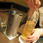 あせび野 - 嫁さんは途中から「梅酒」に・・・、