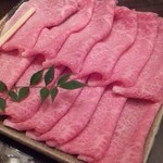 大和榛原牛 うし源 - しゃぶしゃぶ８，０００円コースのお肉