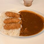 カレーの家 - ウインナーカレー辛口(並)。