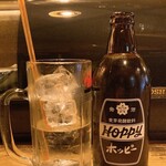立ち呑み処まるま - ホッピーセットのナカの量
