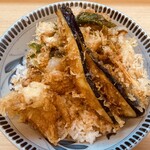天重 本店 - かき揚げ丼(得丼)