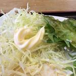 わがままを言ってマヨネーズを頂きました