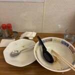 ラーメン 八雲 - 完食！笑