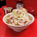 ラーメン二郎 三田本店 - 小豚W 全部(NYAK)