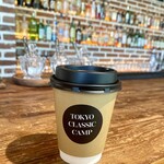 TOKYO CLASSIC CAMP CAFE - セットのドリンクは今回もテイクアウトにして頂きました。