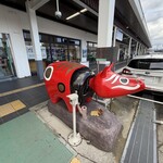 飯豊権現蕎麦 桐屋 - 名物の赤べこ