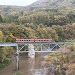 飯豊権現蕎麦 桐屋 - 鬼怒川・東武に連絡する列車