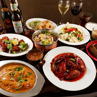 コースは定番人気を一度に堪能！飲み放題付きプランも♪