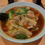 中華一 龍王 - 広東風肉ソバ