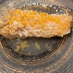 熟成鮨 ねざかなや - 甘鯛の松笠揚げ、お出汁も美味しかった