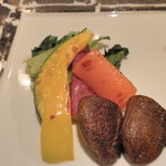 箱根 翠松園 - 野菜アップ