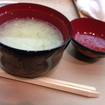 Kuretakezushi - しじみ汁でシメ