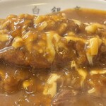 白銀亭 - チーズとろとろに溶けてます。