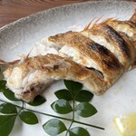 割鮮しんとく - ノドグロ半身焼き(調理代600円)