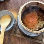 割鮮しんとく - 香箱蟹釜飯(調理代1,650円)
