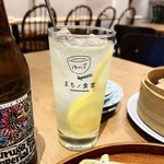 まちノ食堂 - 自家製はちみつ檸檬サワー　