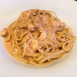 【人気です】三国産甘エビパスタ