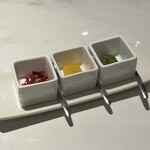 博多もつ鍋 やま中 - 薬味