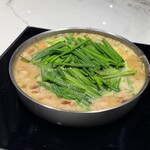 博多もつ鍋 やま中 - 味噌1名（3300円）