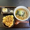 天ぷら てんさく - 料理写真:海鮮小かき揚げ丼そばセット（税込み950円）