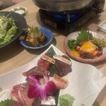 個室 馬刺し肉寿司 たてがみ - 