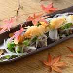 猿々楽々 - かつおのタタキ　おろしポン酢