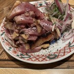 津之守坂今治焼き鳥TORYU - 親鶏タタキ