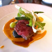 Restaurant Grand Cafe Fauchon - 国産牛フィレ肉ロティ　焼き茄子とブールドトマト