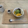 甘味おかめ - クリームあんみつ(抹茶) 980円