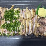 鶏のたたき 熊本屋 - 鶏のたたき　１３００円