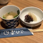 スープと漬物